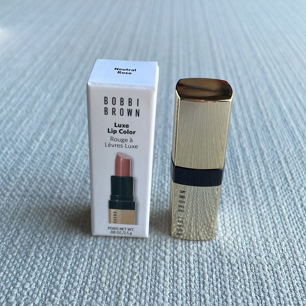 Bobbi Brown mini luxe lipstick in neutral rose - Picture 4 of 14